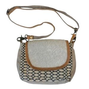 Myra Bag Hairon Flap Honey Bee Design Crossbody Purse